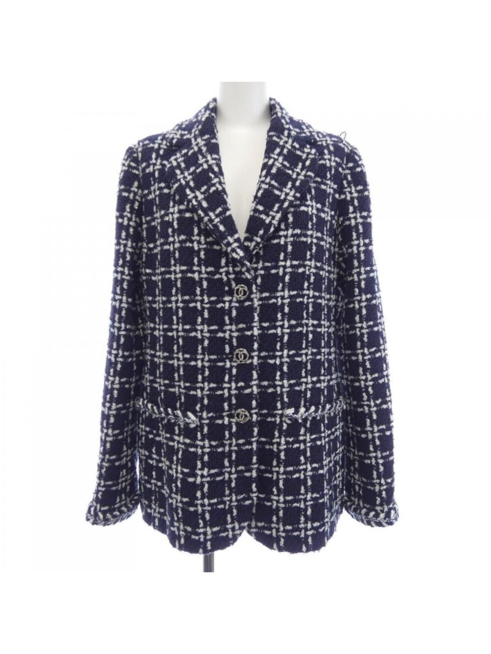 Chanel 23B Jacket Navy